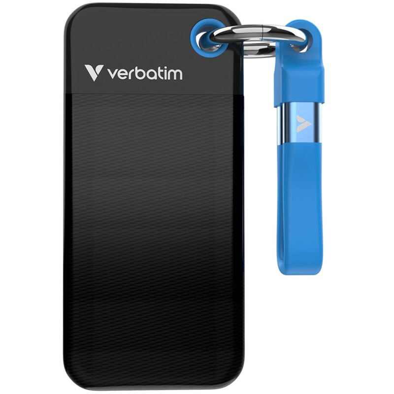 Dysk VERBATIM Pocket 512GB SSD Czarno-niebieski