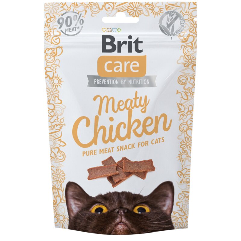 Przysmak dla kota BRIT CARE Snack Meaty Kurczak 50 g