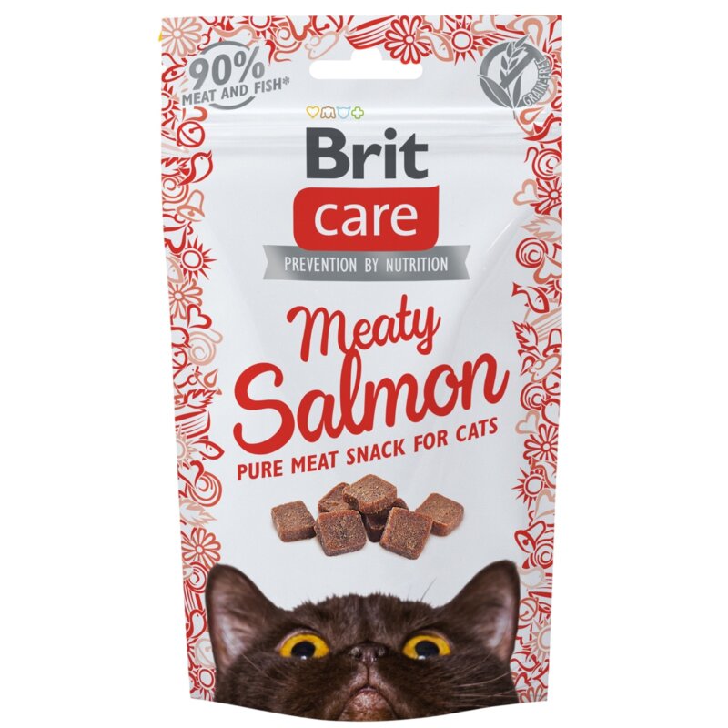 Przysmak dla kota BRIT CARE Snack Meaty Łosoś 50 g