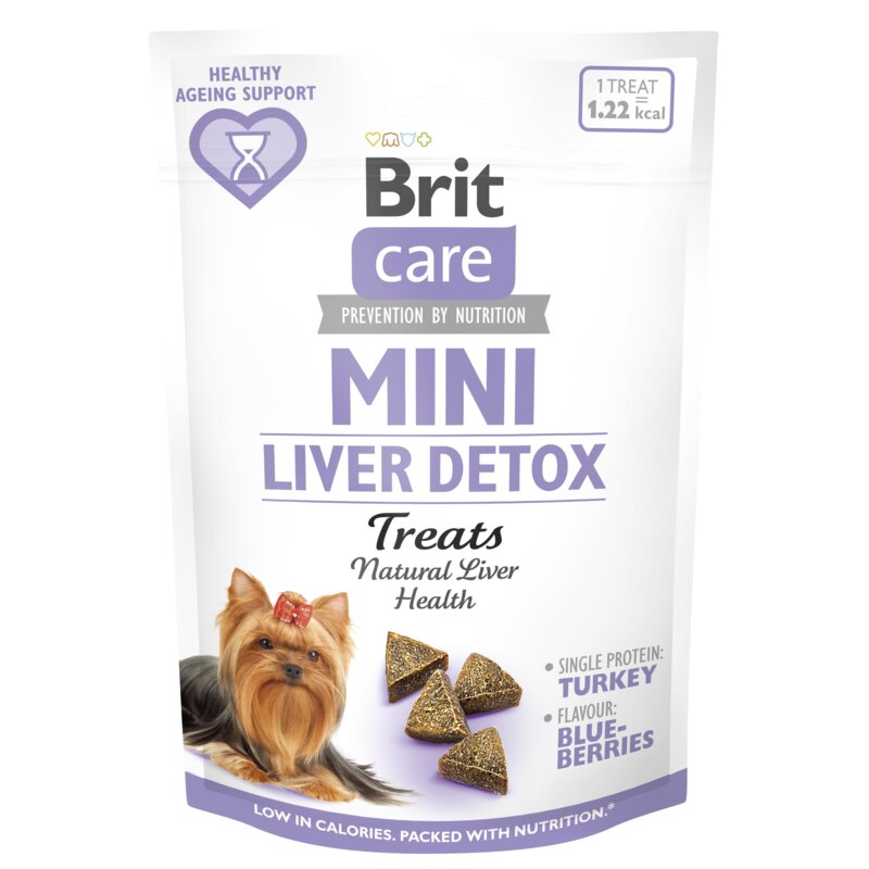 Przysmak dla psa BRIT CARE Mini Treats Liver Detox 50 g