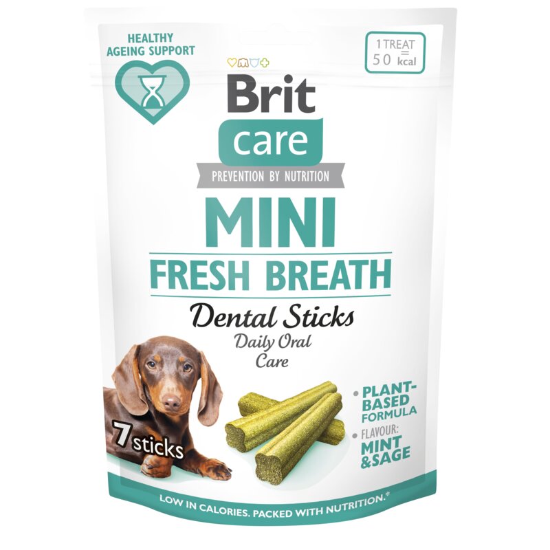Przysmak dla psa BRIT CARE Mini Treats Fresh Breath 120 g