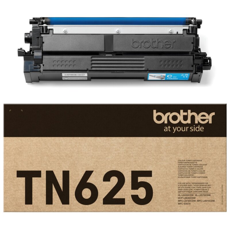 Toner BROTHER TN-625C Niebieski