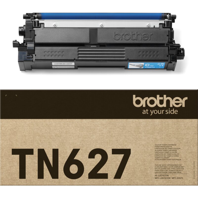 Toner BROTHER TN-627C Błękitny
