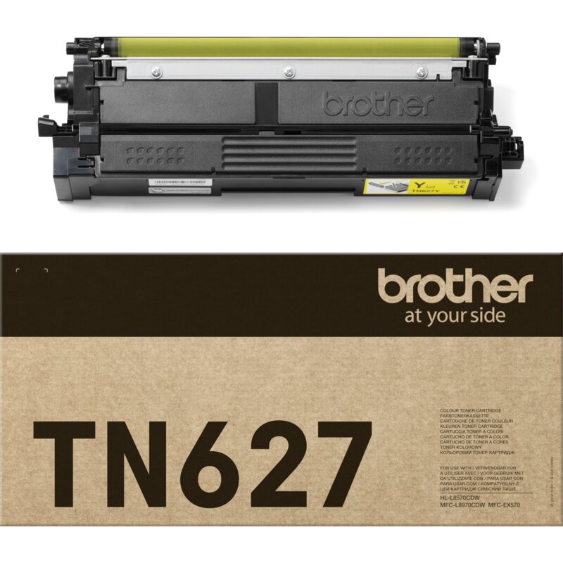 Toner BROTHER TN-627Y Żółty