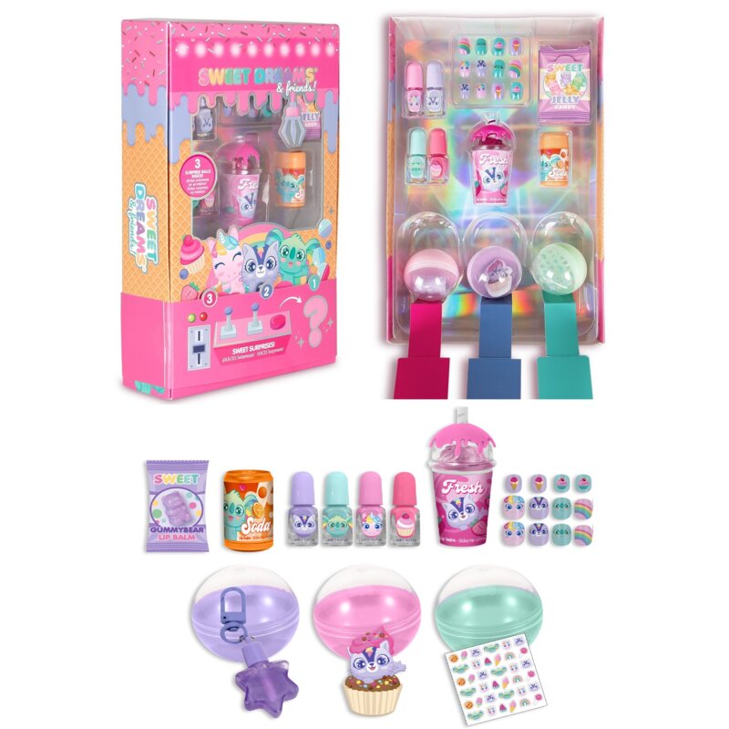 Zabawka Automat z kosmetykami KIDS EUROSWAN Sweet Dreams & Friends KL11694