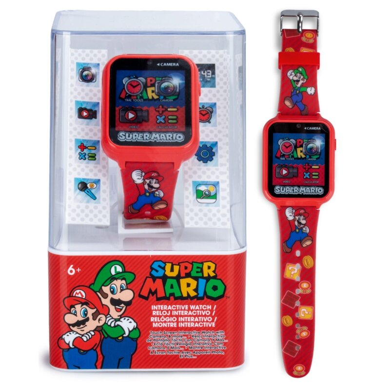 Zabawka smartwatch KIDS EUROSWAN Super Mario GSM4172
