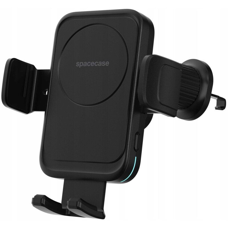 Uchwyt na telefon i smartfon SPACECASE AutoLock Czarny uchwyt samochodowy na kratkę nawiewu