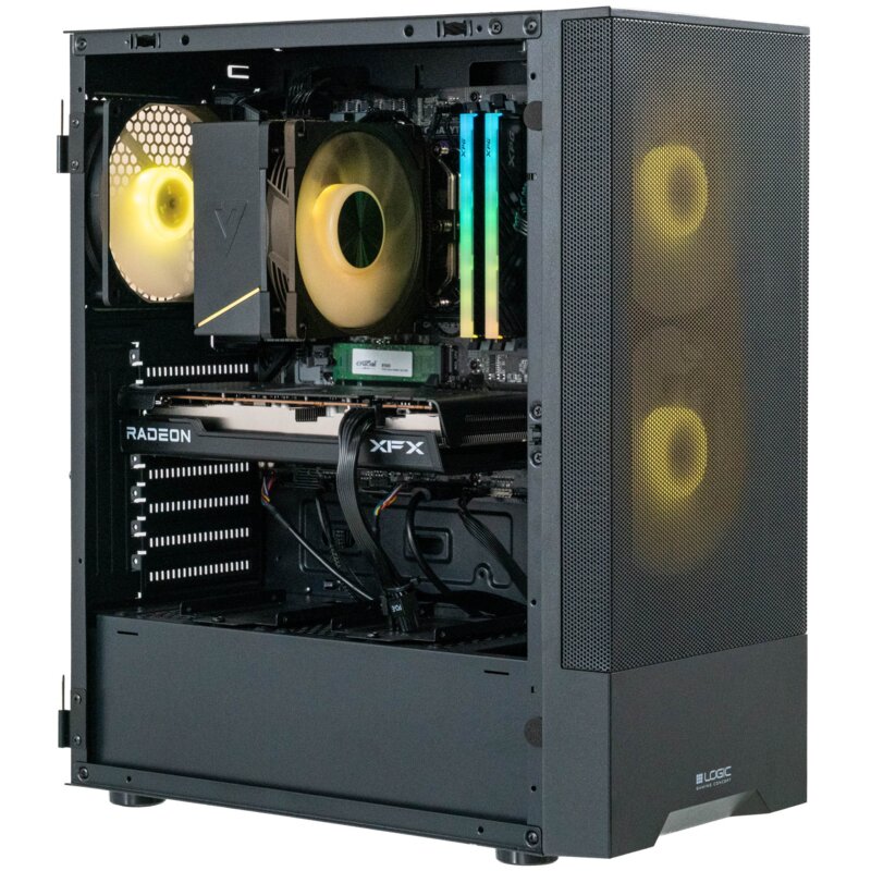 Komputer MAD DOG ARYA-A23DR32 R7PRO-4750G 32GB RAM 1TB SSD Radeon RX7600 Wi-Fi