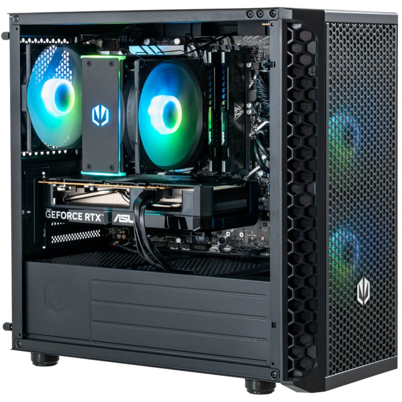 Komputer MAD DOG ENDORFY-M30ARGB-I02WR16WH i5-14400F 16GB RAM 1TB SSD GeForce RTX5060 DLSS 4.5 Wi-Fi Windows 11 Home