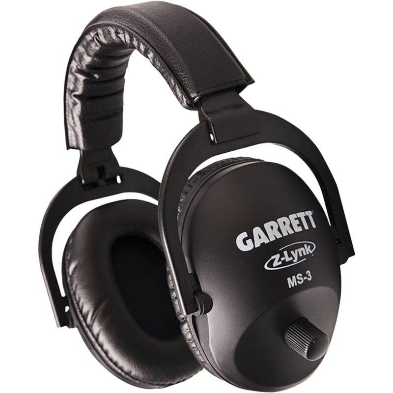 Słuchawki nauszne GARRETT Z-LYNK MS-3 do wykrywaczy metali Czarny