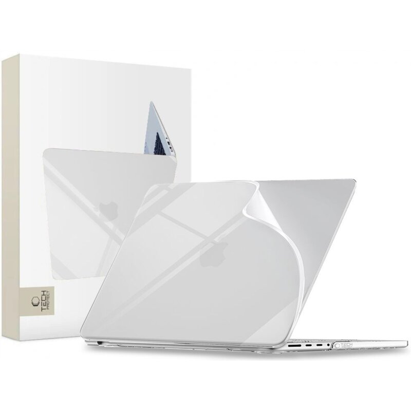 Etui TECH-PROTECT Softshell do MacBook Pro 16 Pro Max 2021-2026 Przezroczysty