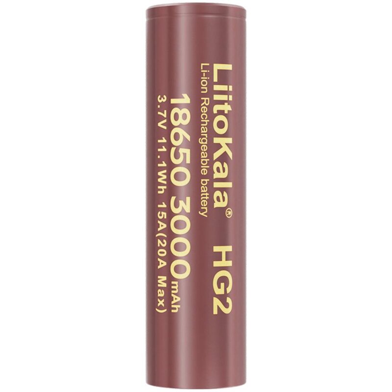 Akumulatorki 18650 3000 mAh LIITOKALA Lii-HG2 (2 szt.)