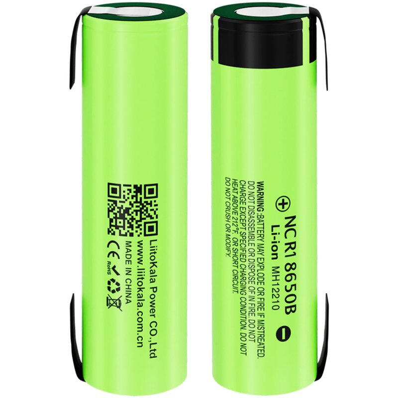 Akumulatorki 18650 3400 mAh LIITOKALA LII-34B-N (2 szt.)