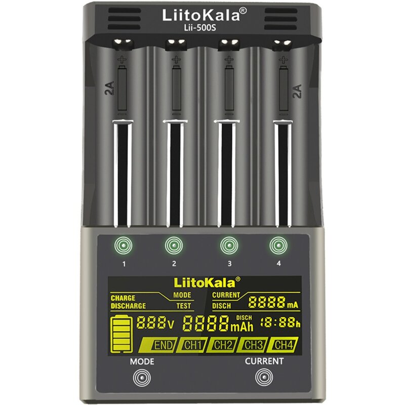 Ładowarka LIITOKALA LII-500S do akumulatorów Li-Ion NiMH NiCd
