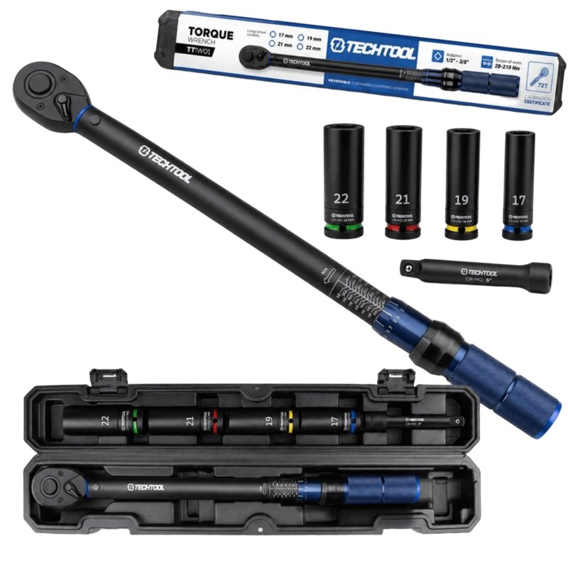 Klucz dynamometryczny TECHTOOL TTTW01