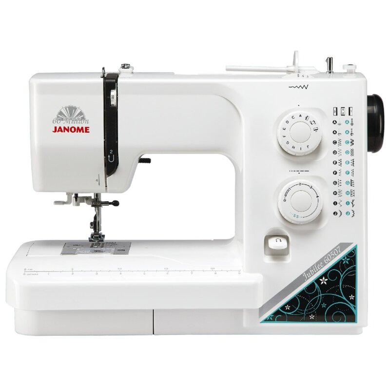 Maszyna do szycia JANOME Jubilee 60507 + zestaw startowy akcesoriów