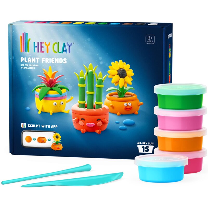 Masa plastyczna HEY CLAY Zieloni przyjaciele HCL15034CEE15