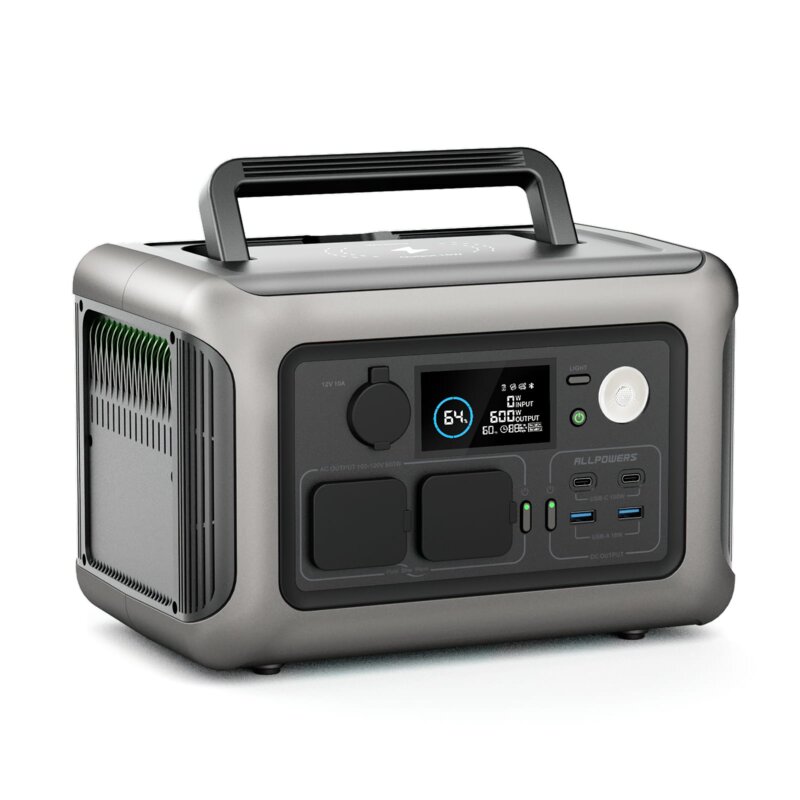 Allpowers R600 | 600W 299Wh | Przenośna stacja zasilania