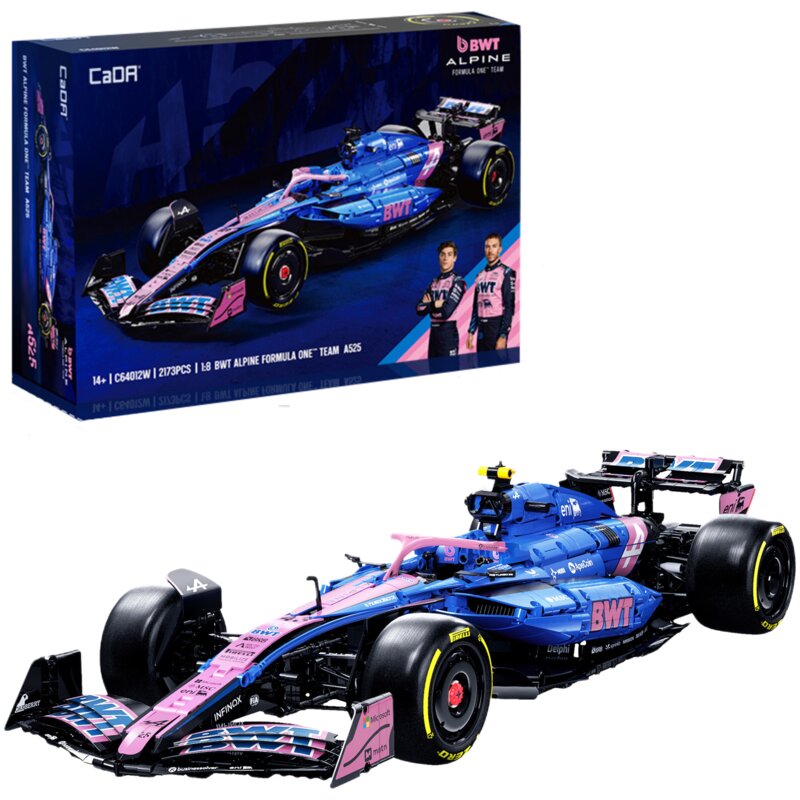 Klocki konstrukcyjne CADA Bolid BWT Alpine F1 A525 Formula C64012W