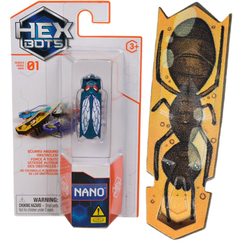 Zabawka interaktywna SPIN MASTER Hex Bots Miniaturowy Nano Robak 6071535 (1 sztuka)