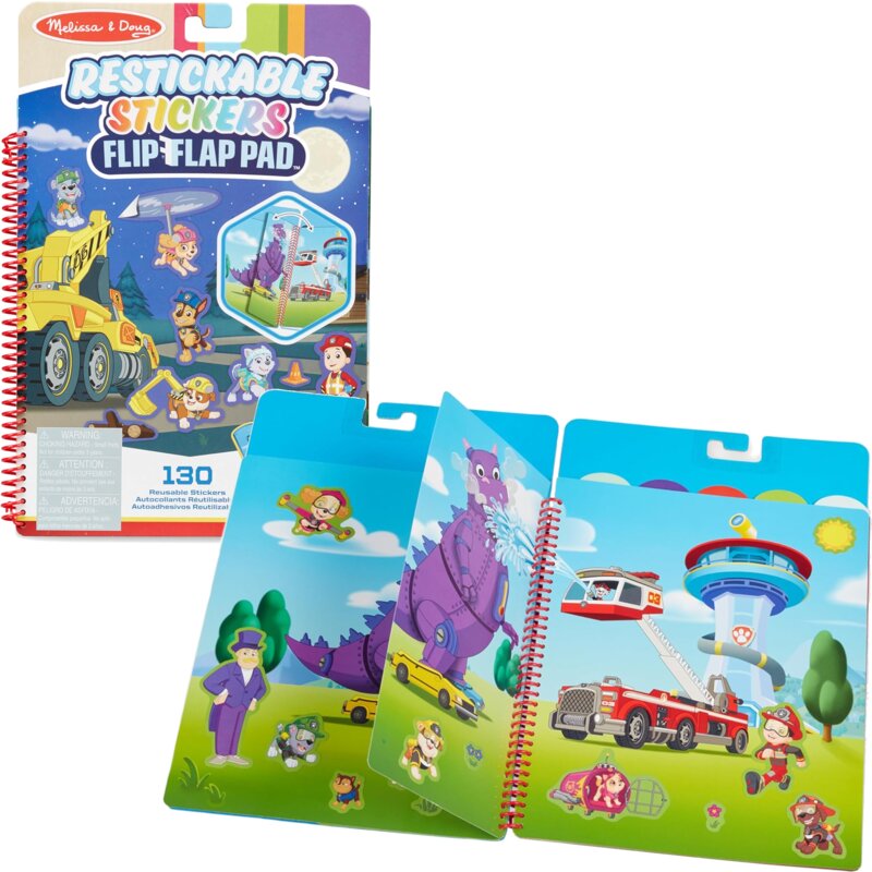 Książka z naklejkami MELISSA&DOUG Psi Patrol 33255 (twarda okładka)