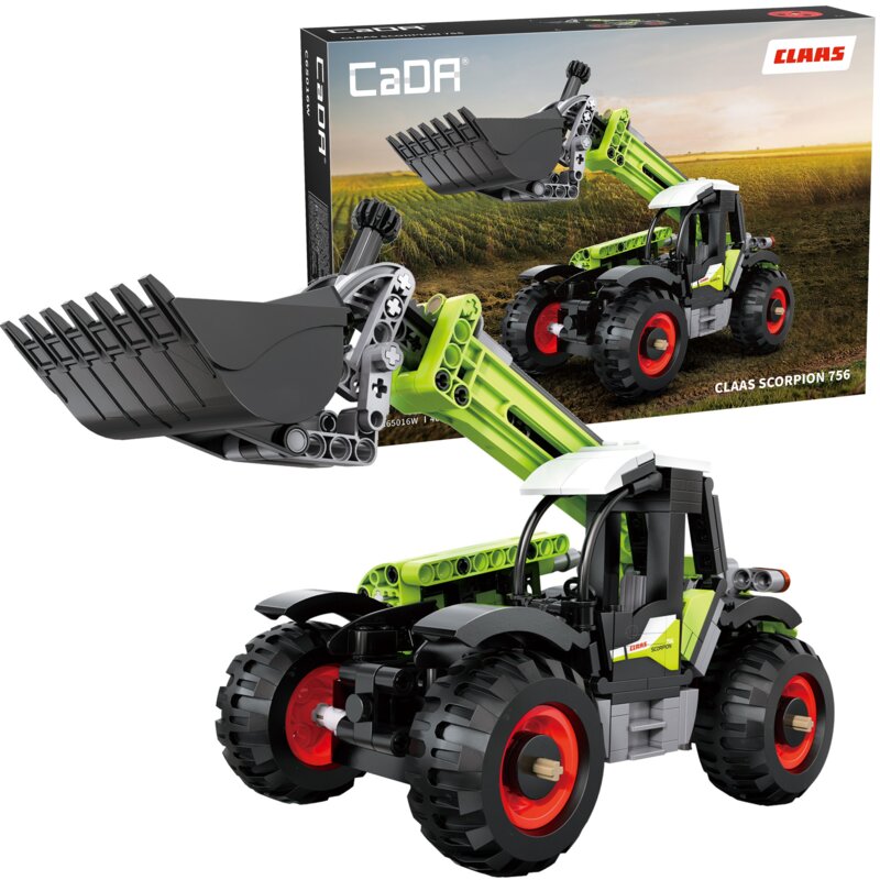Klocki konstrukcyjne CADA Claas Ładowarka teleskopowa Scorpion 756 C65016W