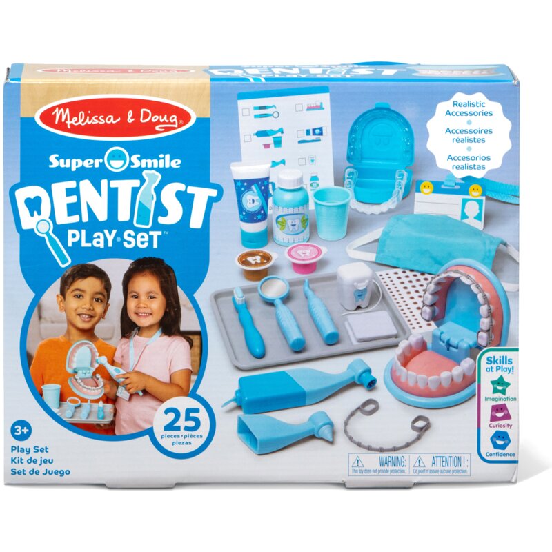 Zabawka zestaw dentystyczny MELISSA&DOUG Super Smile Dentist Play Set 6074886