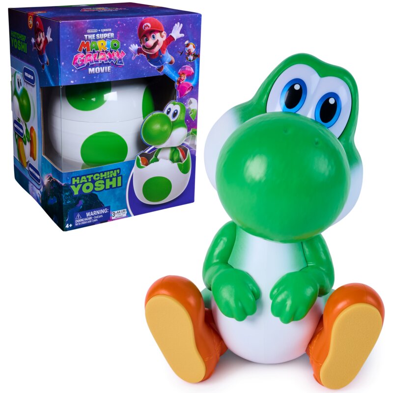 Zabawka interaktywna SPIN MASTER Super Mario Galaxy Film Interaktywny Yoshi 6076644