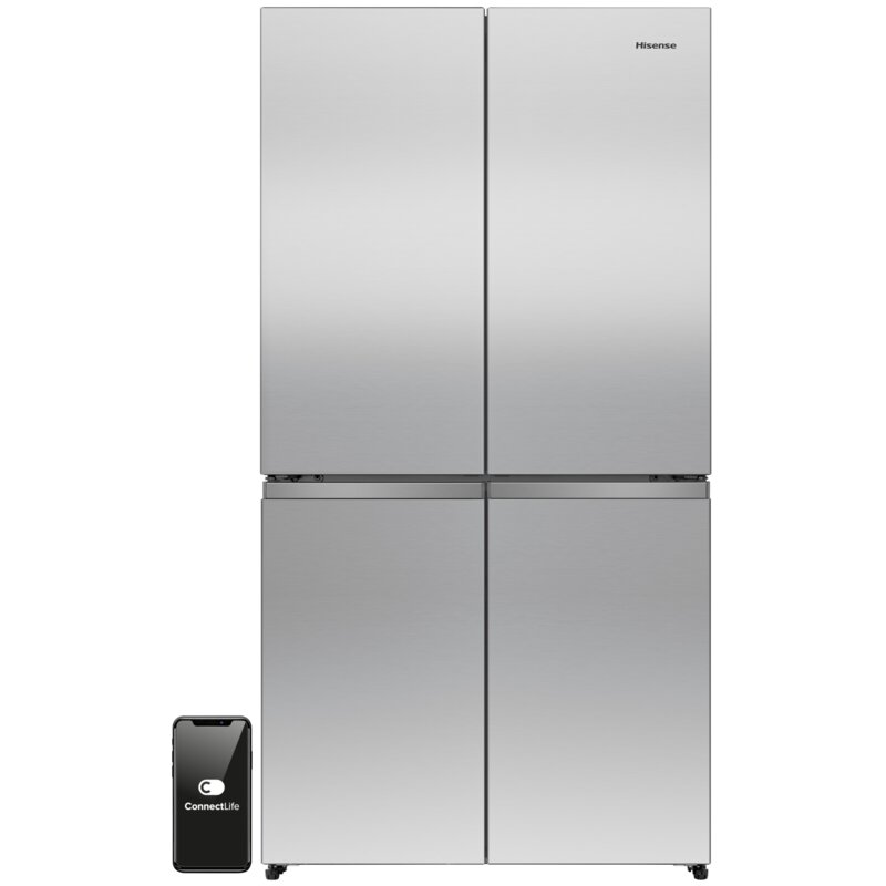 Lodówka HISENSE RQ5P640SSSD No frost Side by side 179cm Stal nierdzewna