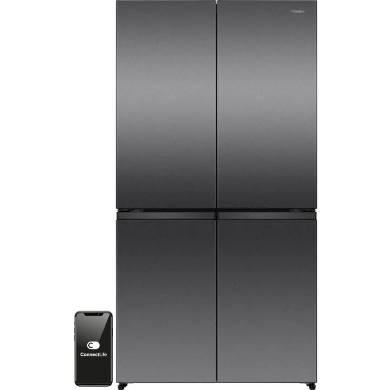 Lodówka HISENSE RQ5P640SSKD No frost Side by side 179cm Czarna