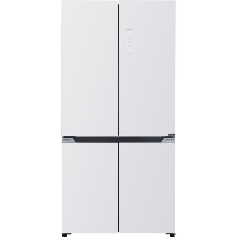 MPM SBS 503-SSI-19/D Pełny No Frost 190cm do obudowy Komora świeżości Białe szkło