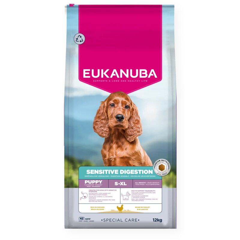 Karma dla psa EUKANUBA Special Care Sensitive Digestion Puppy Kurczak 12 kg