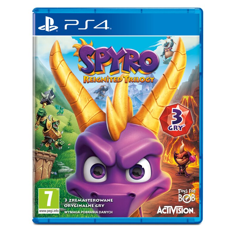 Spyro Reignited Trilogy Gra na PS4 (Kompatybilna z PS5)