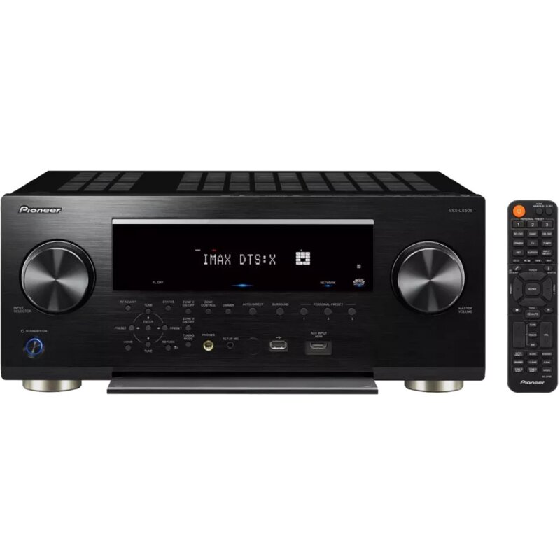 Amplituner PIONEER VSX-LX505 Czarny 9.2-kanałowy, 8K, HDMI eARC, Dolby Atmos®, IMAX® Enhanced, Wi-Fi, BT, AirPlay2, Multiroom SONOS