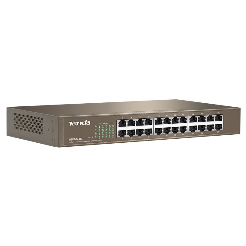 Switch TENDA TEF1024D Fast Ethernet, 24 porty