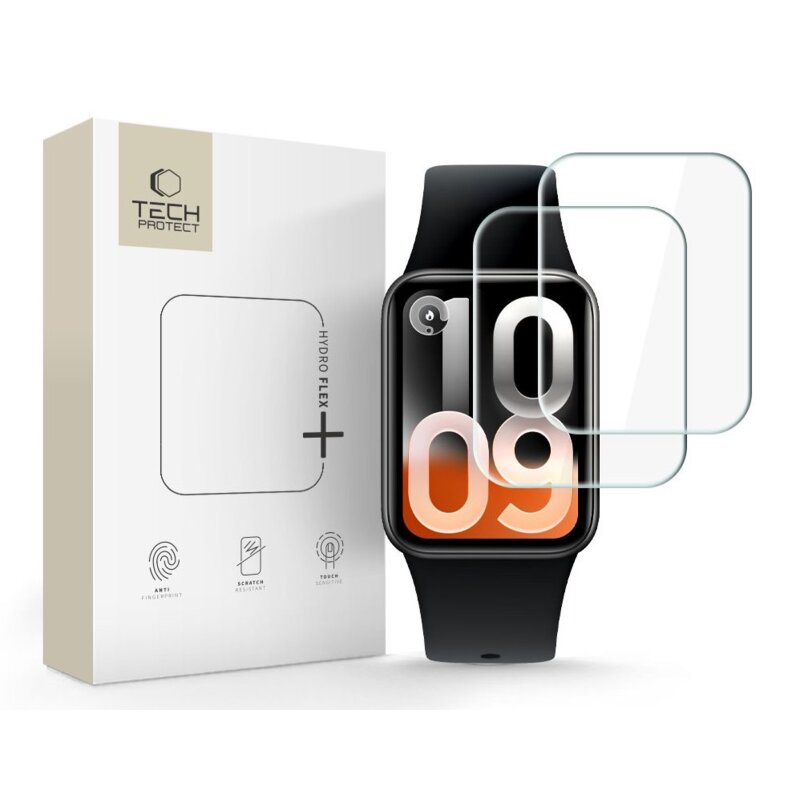 Folia hydrożelowa TECH-PROTECT Hydro Flex+ do Xiaomi Smart Band 10 Pro (2 szt.)