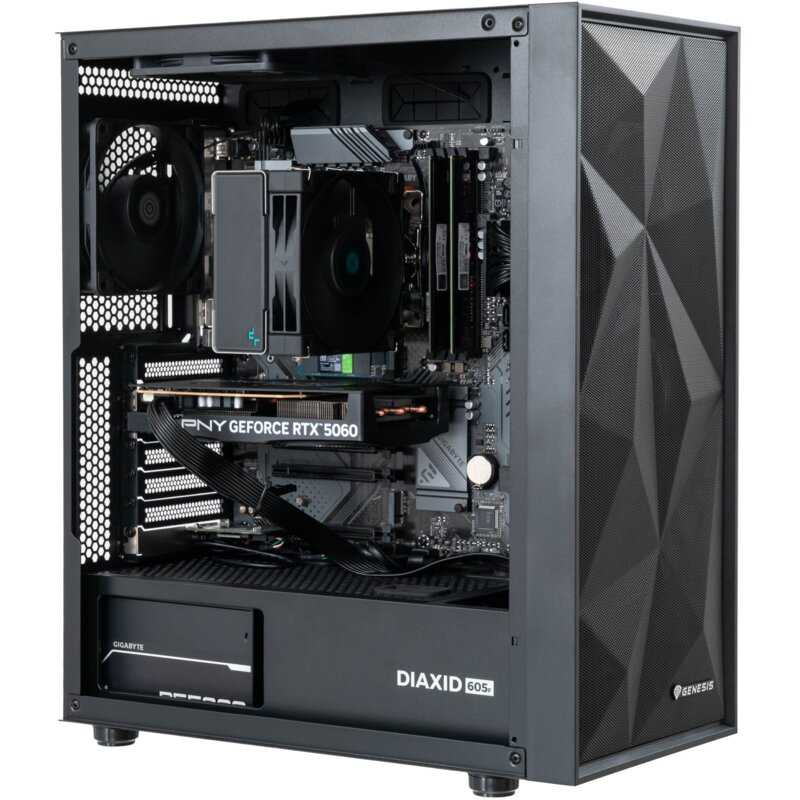 Komputer MAD DOG GENESIS-A05WB16WH R5-5500 16GB RAM 1TB SSD GeForce RTX5060 DLSS 4.5 Wi-Fi Windows 11 Home