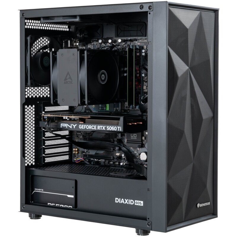 Komputer MAD DOG GENESIS-I03WB32WH i5-14400F 32GB RAM 1TB SSD GeForce RTX5060Ti DLSS 4.5 Windows 11 Home