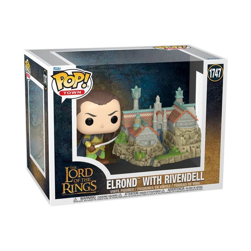 Figurka FUNKO Pop The Lord Of The Rings: Elrond With Town Rivendell