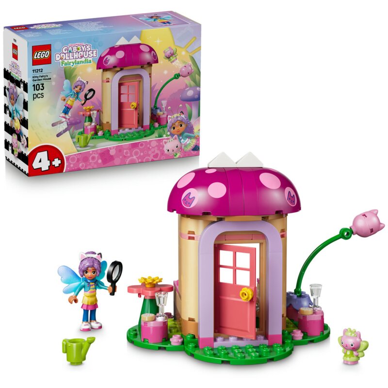 LEGO 11212 Gabby's Dollhouse Domek w ogrodzie Wróżkici
