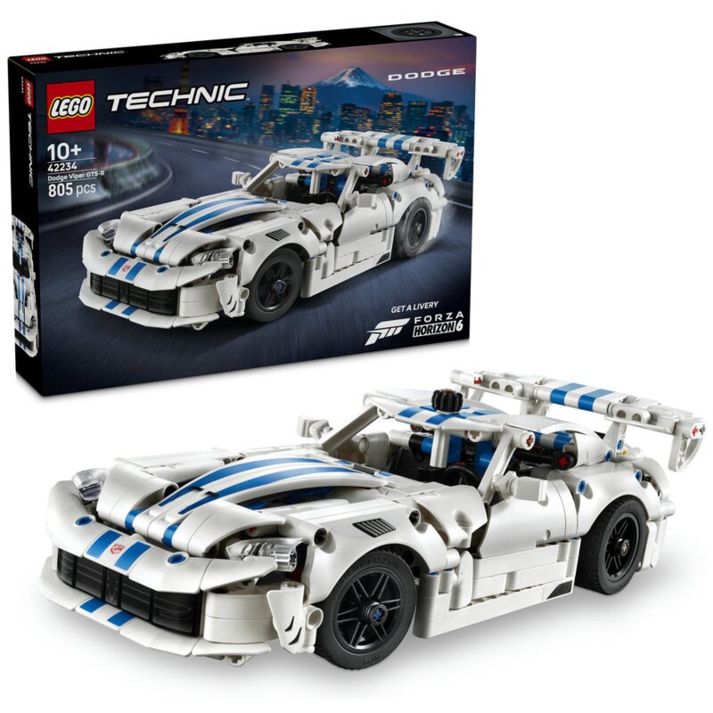 LEGO 42234 Technic Samochód sportowy Dodge Viper GTS-R