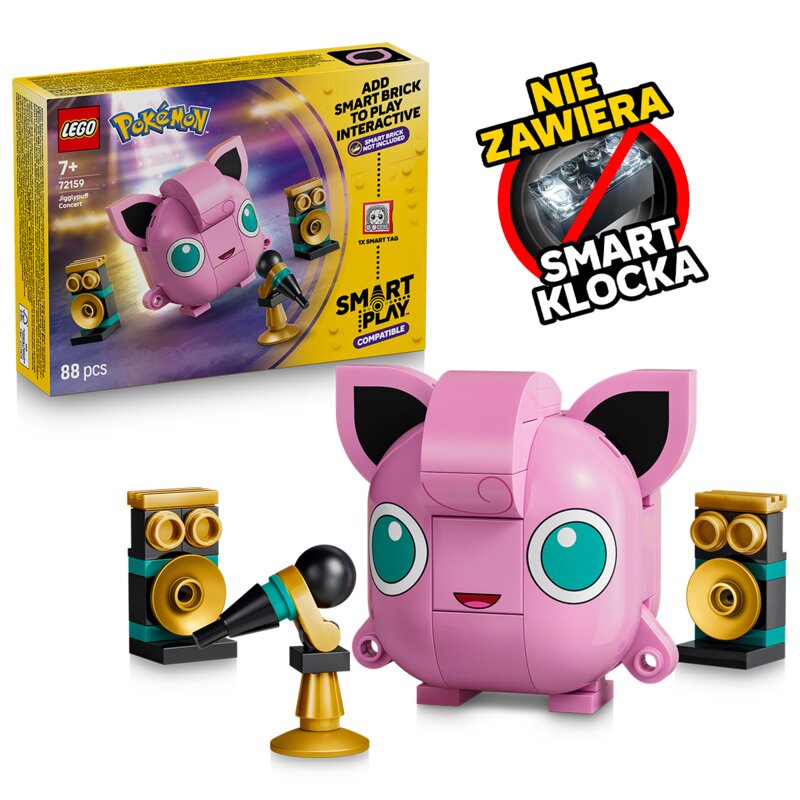 LEGO 72159 Pokémon SMART Play Jigglypuff i koncert