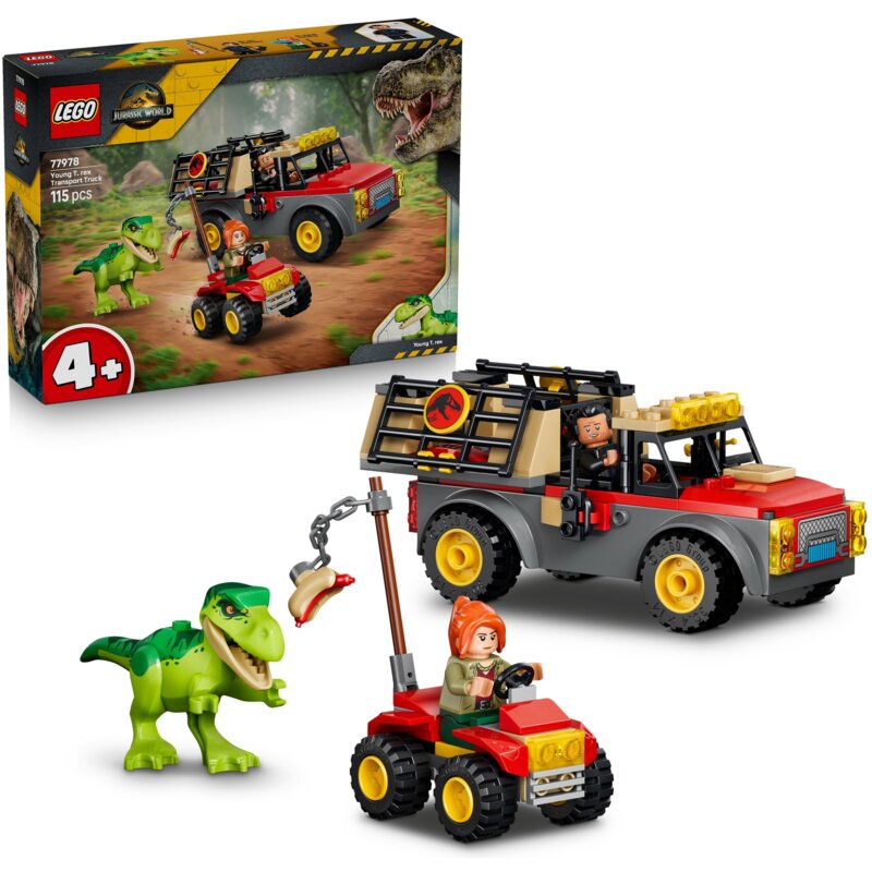LEGO 77978 Jurassic World Ciężarówka do transportu młodego tyranozaura