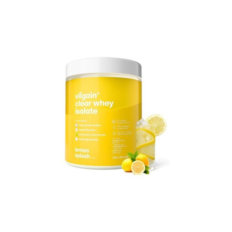 Odżywka białkowa VILGAIN Clear Whey Isolate Lemoniada cytrynowa (500 g) Bez cukru