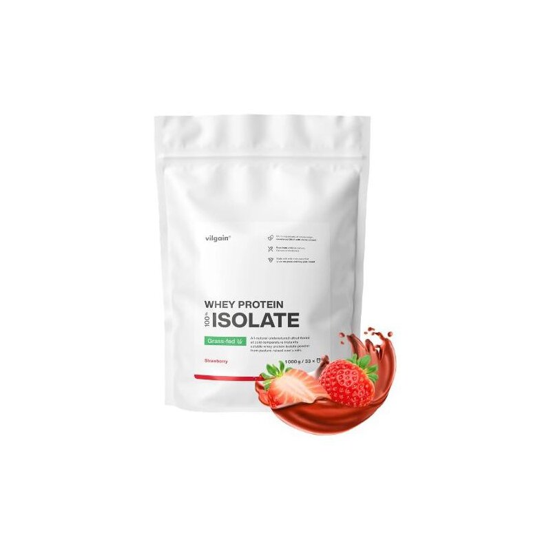 Odżywka białkowa VILGAIN Grass-Fed Truskawkowy (1000 g)