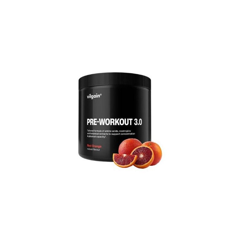 Przedtreningówka VILGAIN Pre-Workout 3.0 Czerwona pomarańcza (450 g)