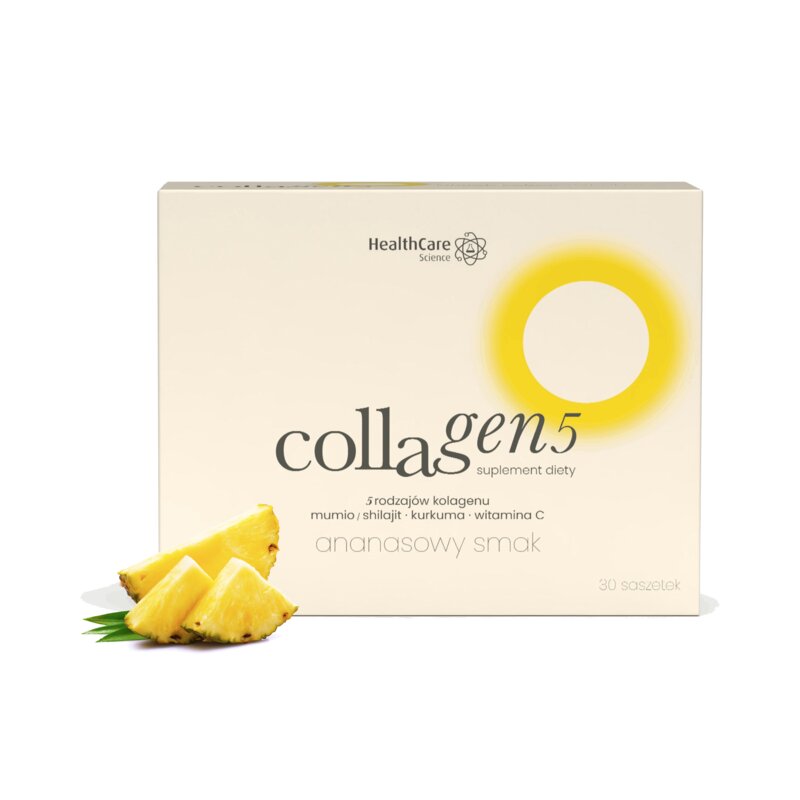 Kolagen HEALTHCARE SCIENCE Collagen5 Ananasowy (30 saszetek)