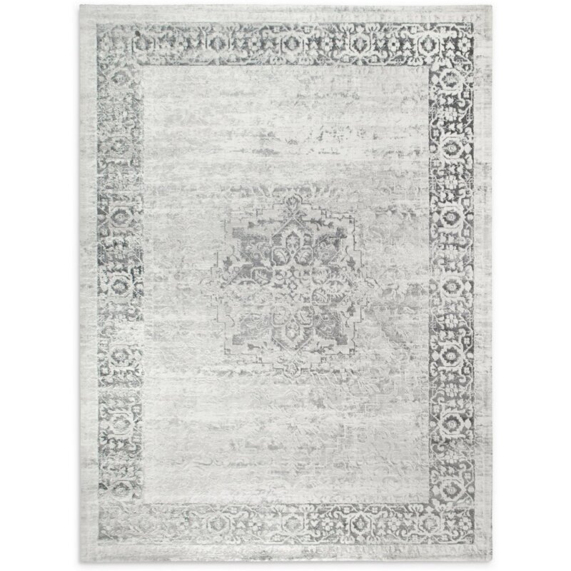 Dywan EUROFIRANY Elba4 140 x 190 cm Jasnostalowy