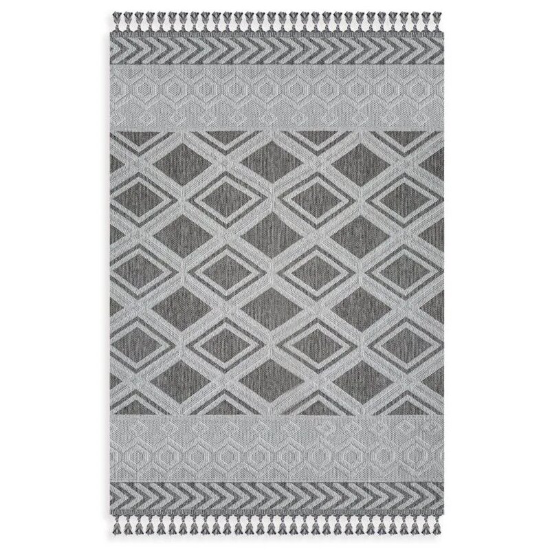 Dywan EUROFIRANY Linda4 80 x 150 cm Jasnoszary