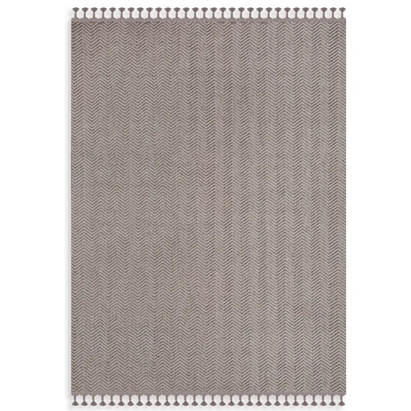 Dywan EUROFIRANY Linea5 80 x 200 cm Szaro-beżowy